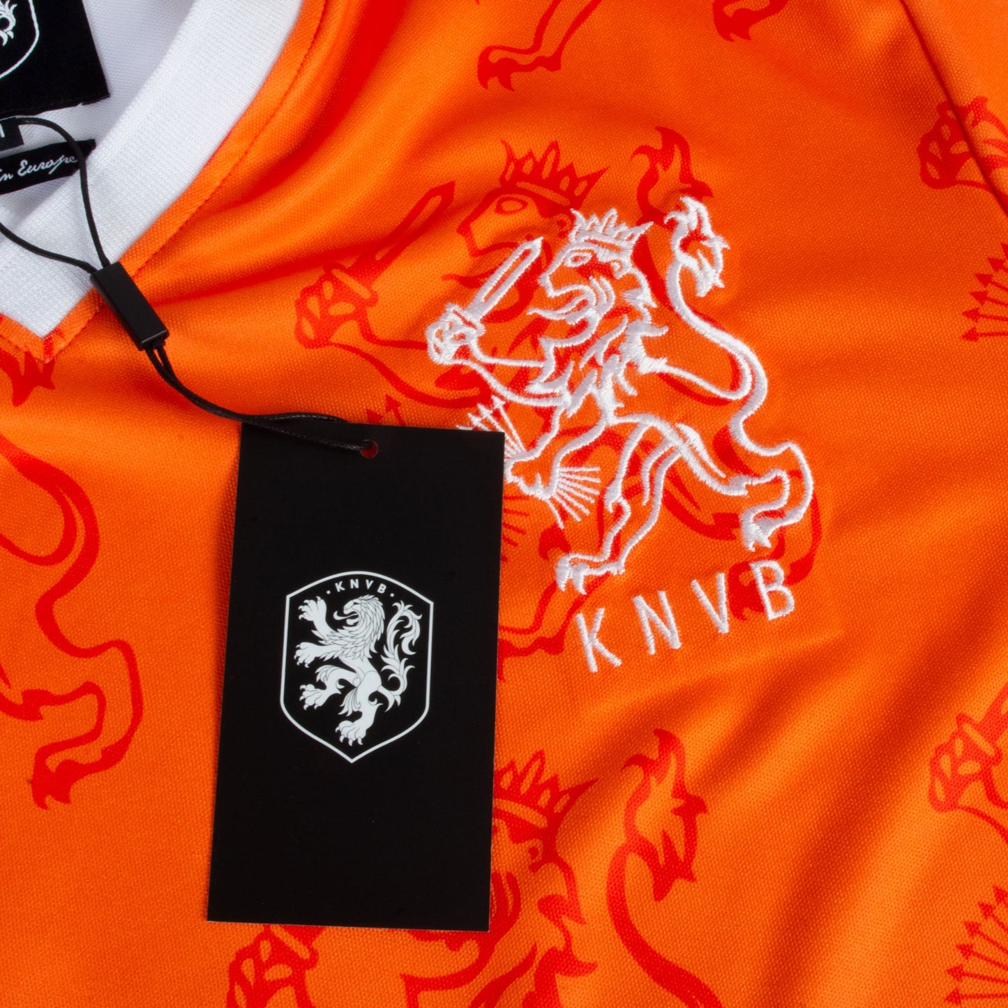 Copa Holland Home F de Boer 2 Retro Shirt 1994 (Retro Flock Printing)