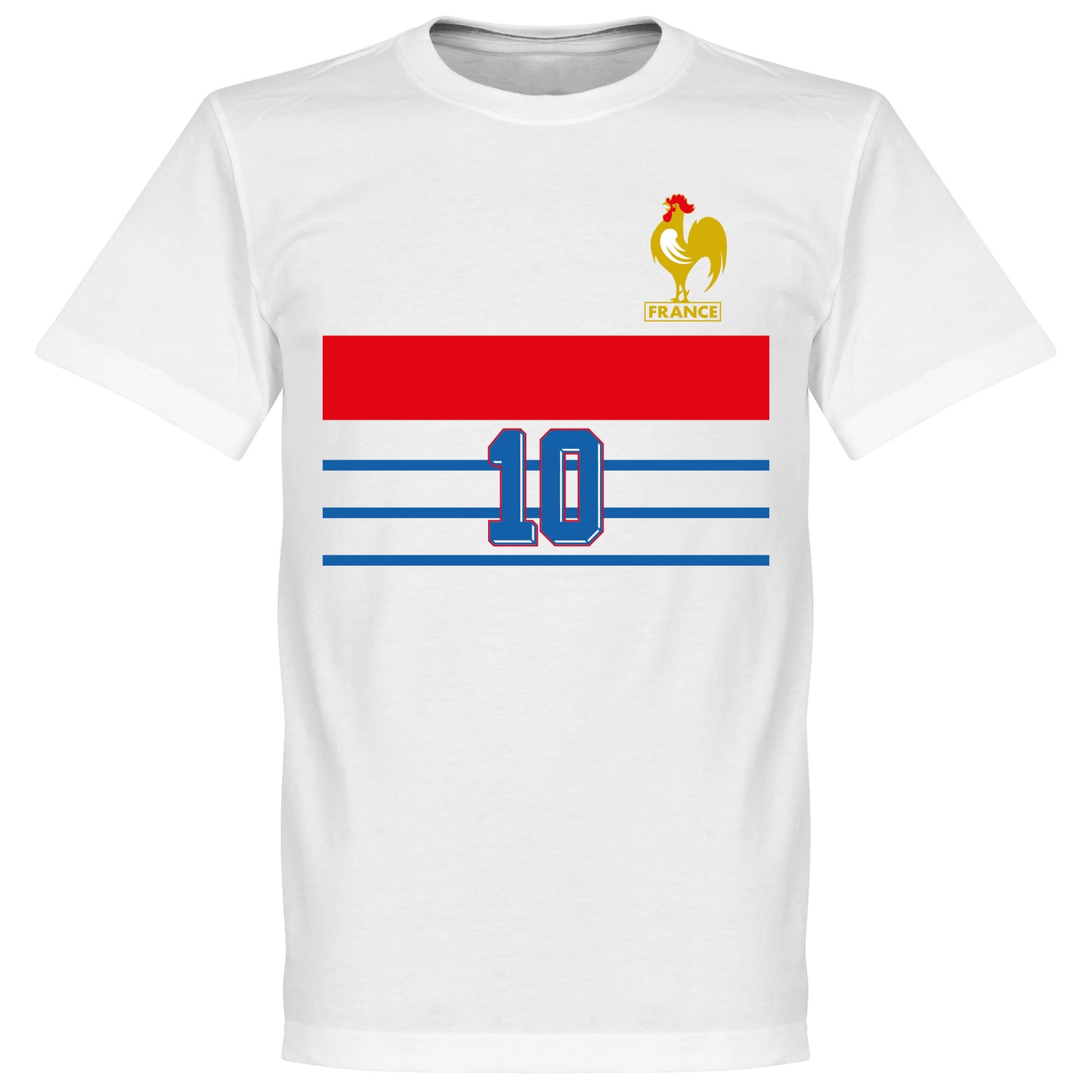 France 1998 Zidane 10 Retro T-Shirt - White