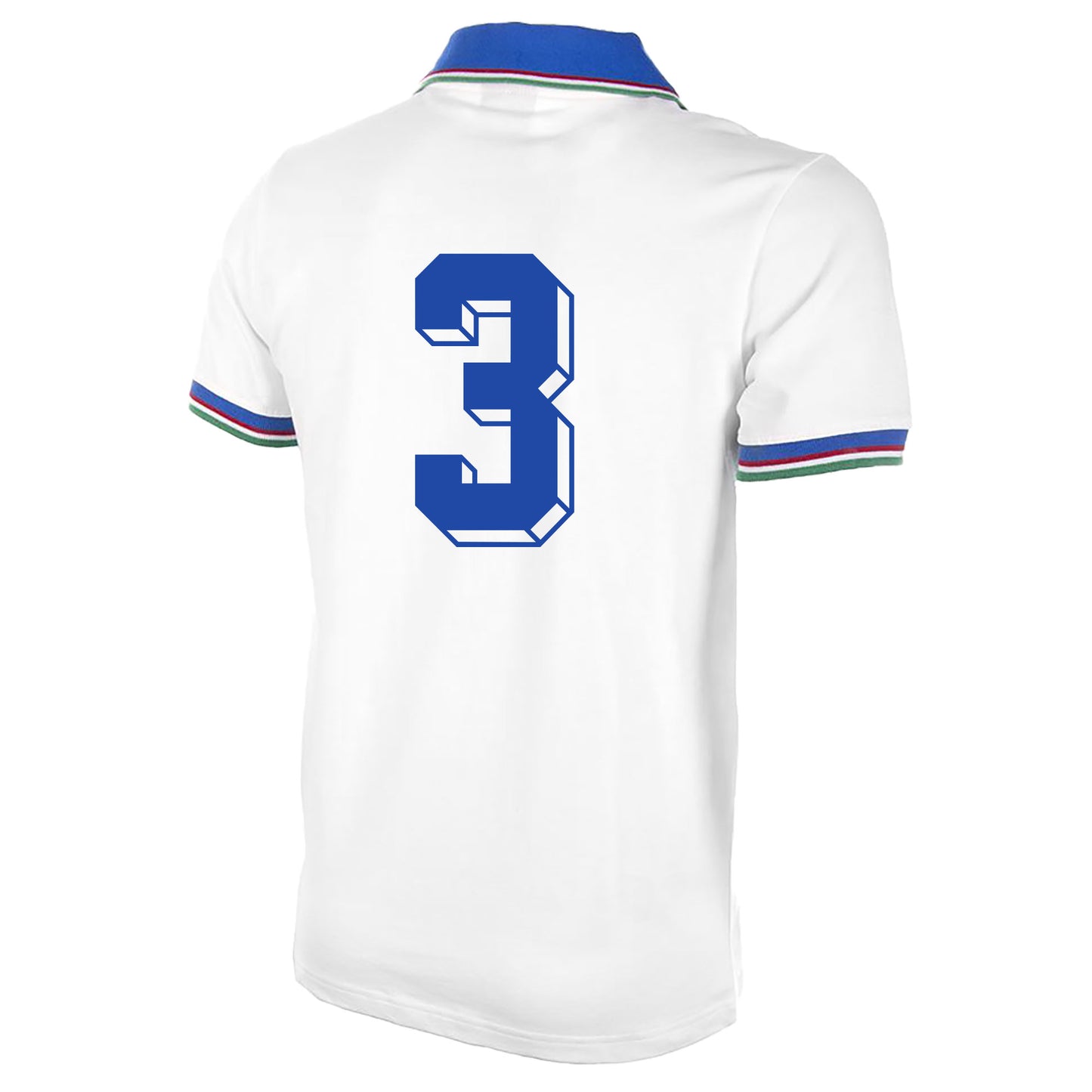 Copa Italy Away No.3 Retro Shirt World Cup 1982 (Retro Flock Printing)