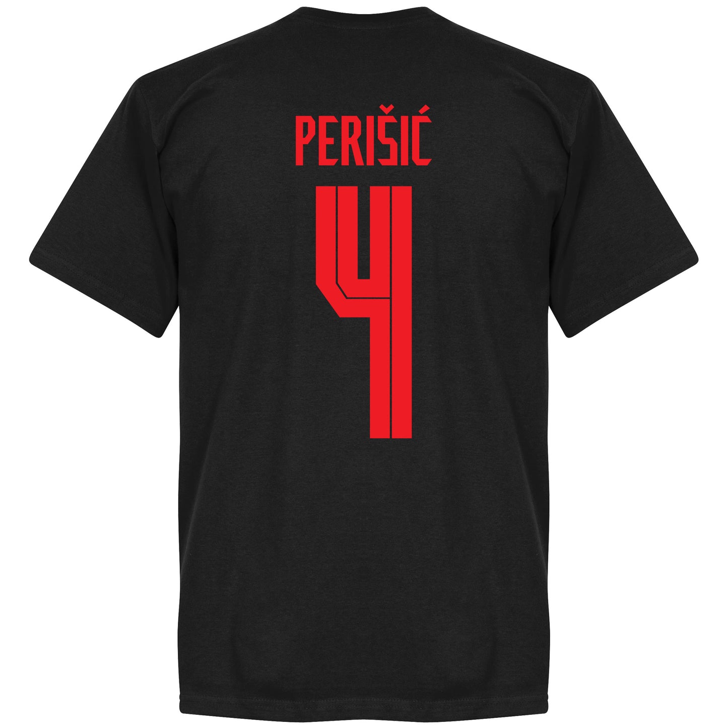 Croatia Perisic 4 Team T-shirt - Black