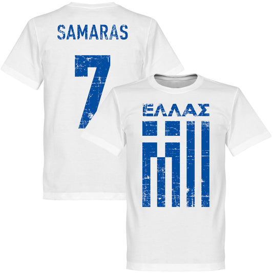 Greece Samaras T-shirt - White