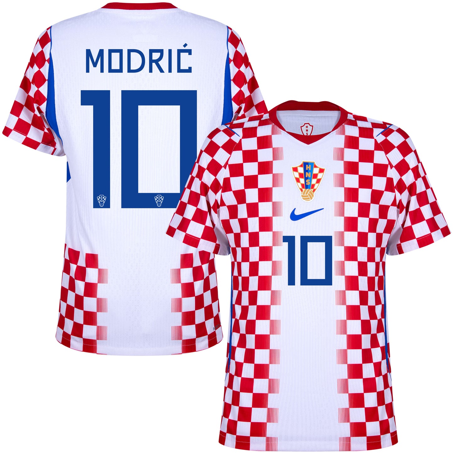 Nike Croatia Aero-Fit Match Home Modrić 10 Shirt 2026 (Official Printing)