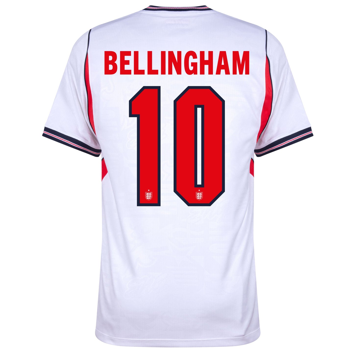 Nike England Home Bellingham 10 Shirt 2026-2027 (Official Printing)
