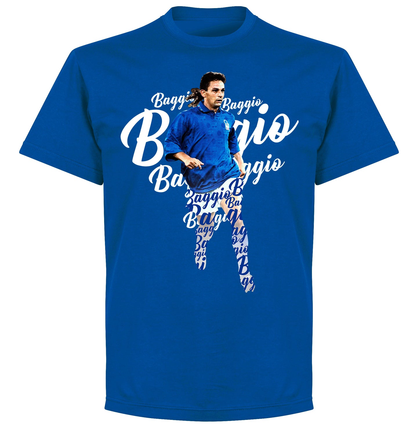 Baggio Script T-shirt - Royal