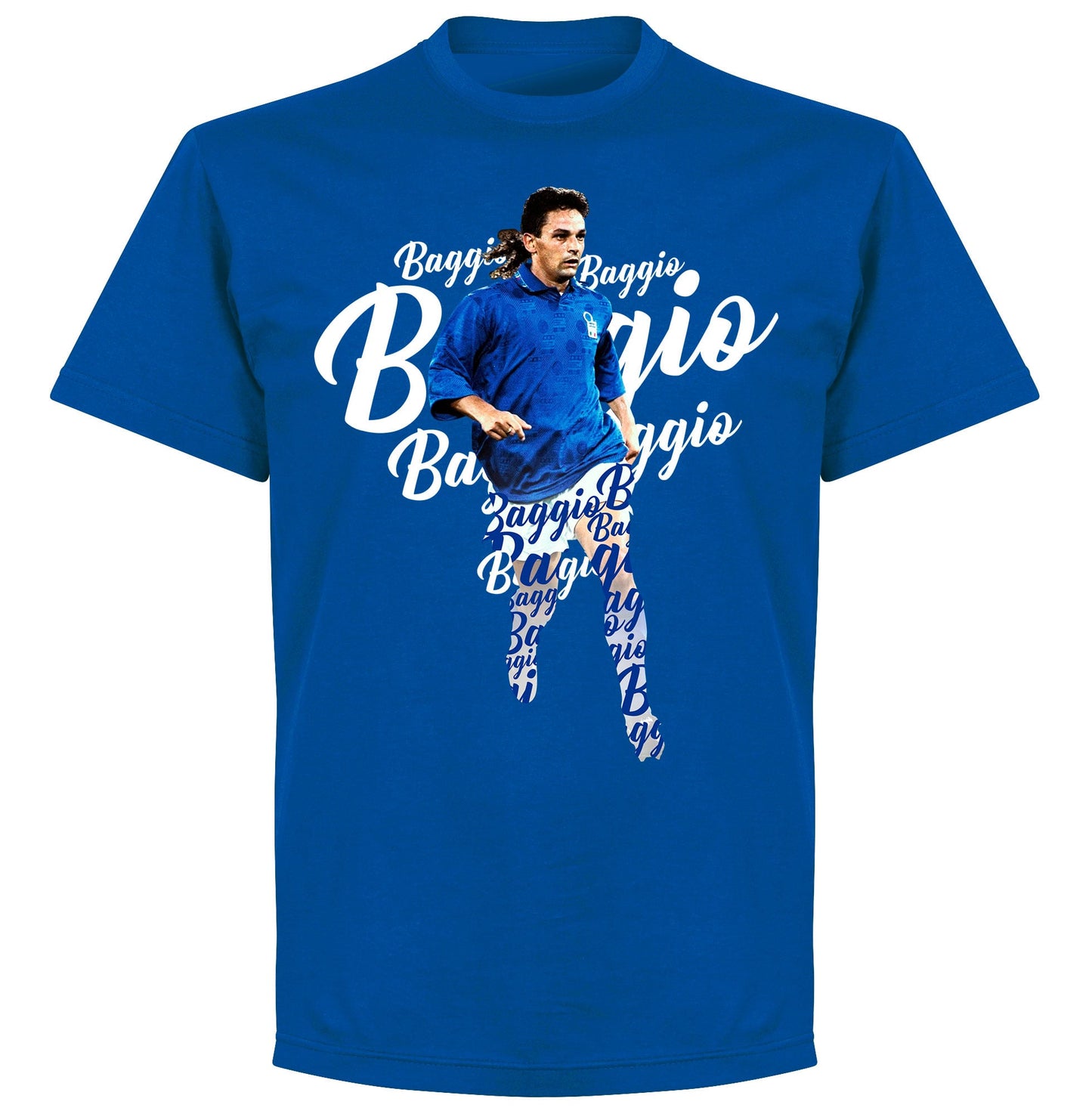 Baggio Script KIDS T-shirt - Royal