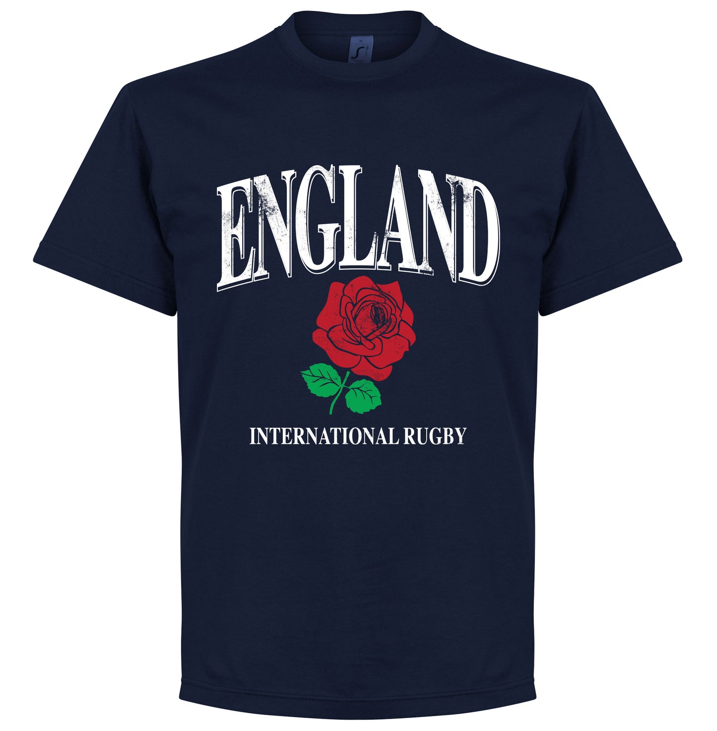England Rose International Rugby T-Shirt - Navy