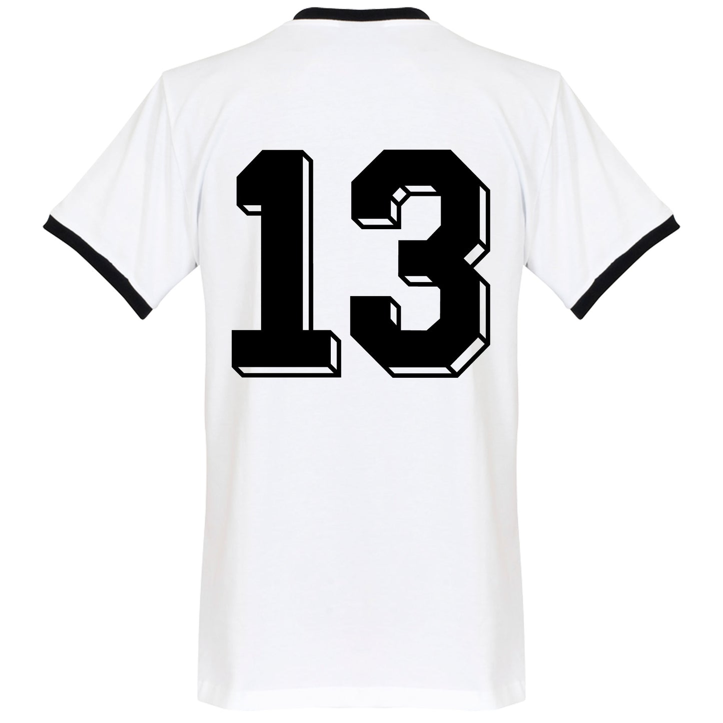 Copa West Germany No.13 Retro Shirt 1970's (Retro Flock Printing)