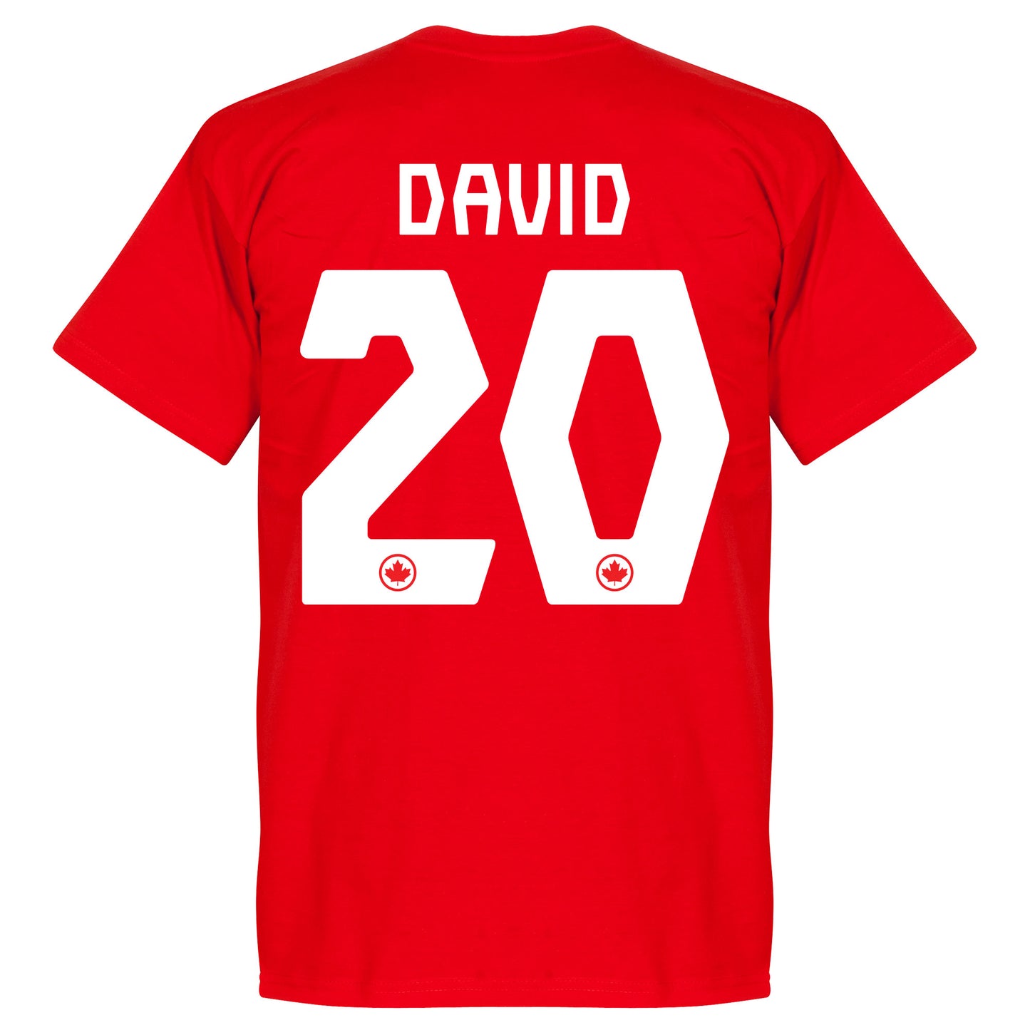 Canada Team David 20 T-shirt - Red