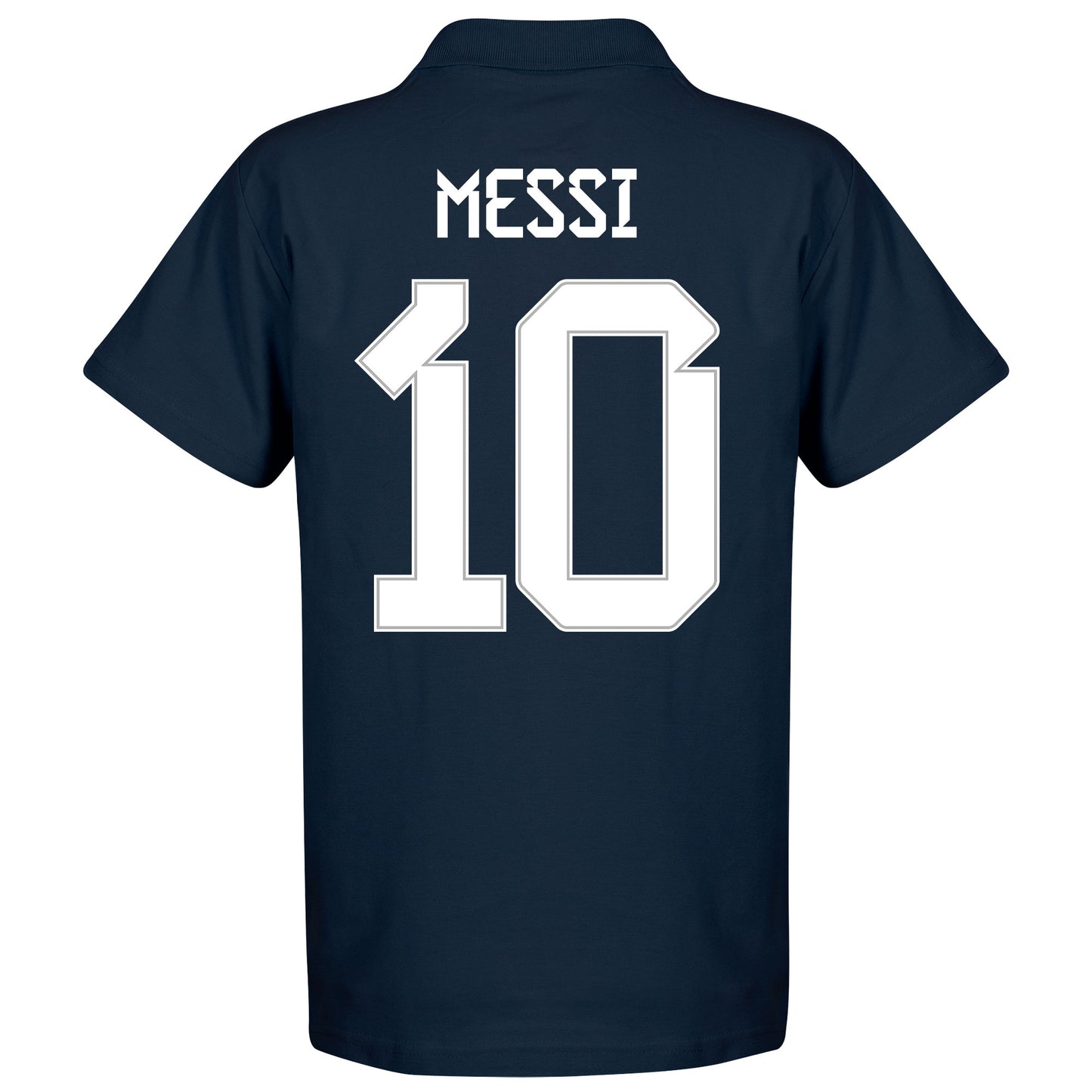 Argentina Messi 10 Team Polo Shirt - Navy