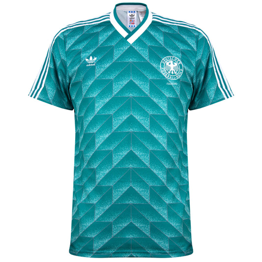 adidas Germany Away Reissue Jersey 1990 incl. Italia '90 (Retro Flock Printing)
