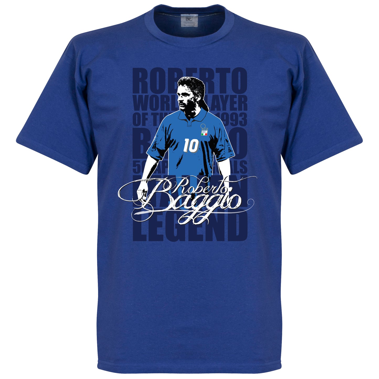 Baggio Legend T-Shirt - Royal