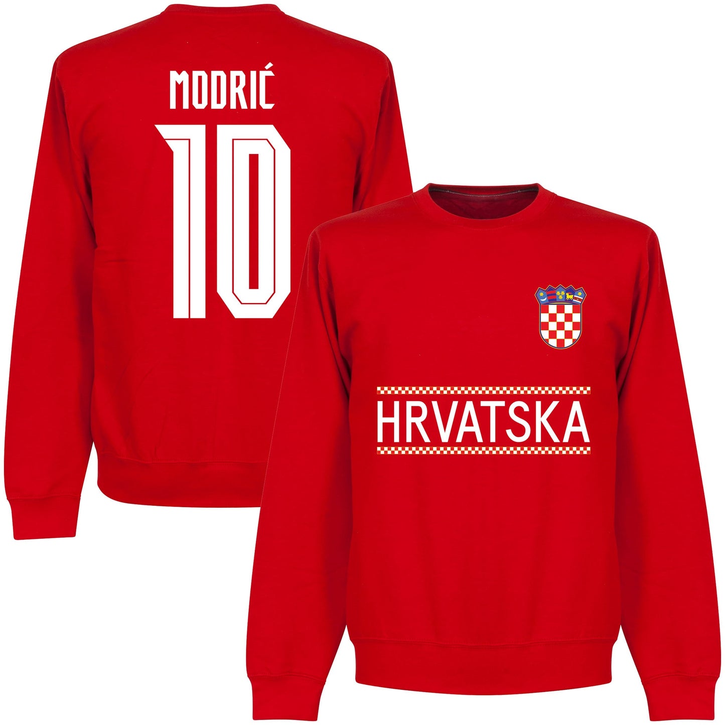 Croatia Modric 10 Team Sweatshirt - Red