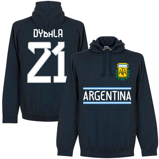 Argentina Dybala 21 Team KIDS Hoodie - Navy
