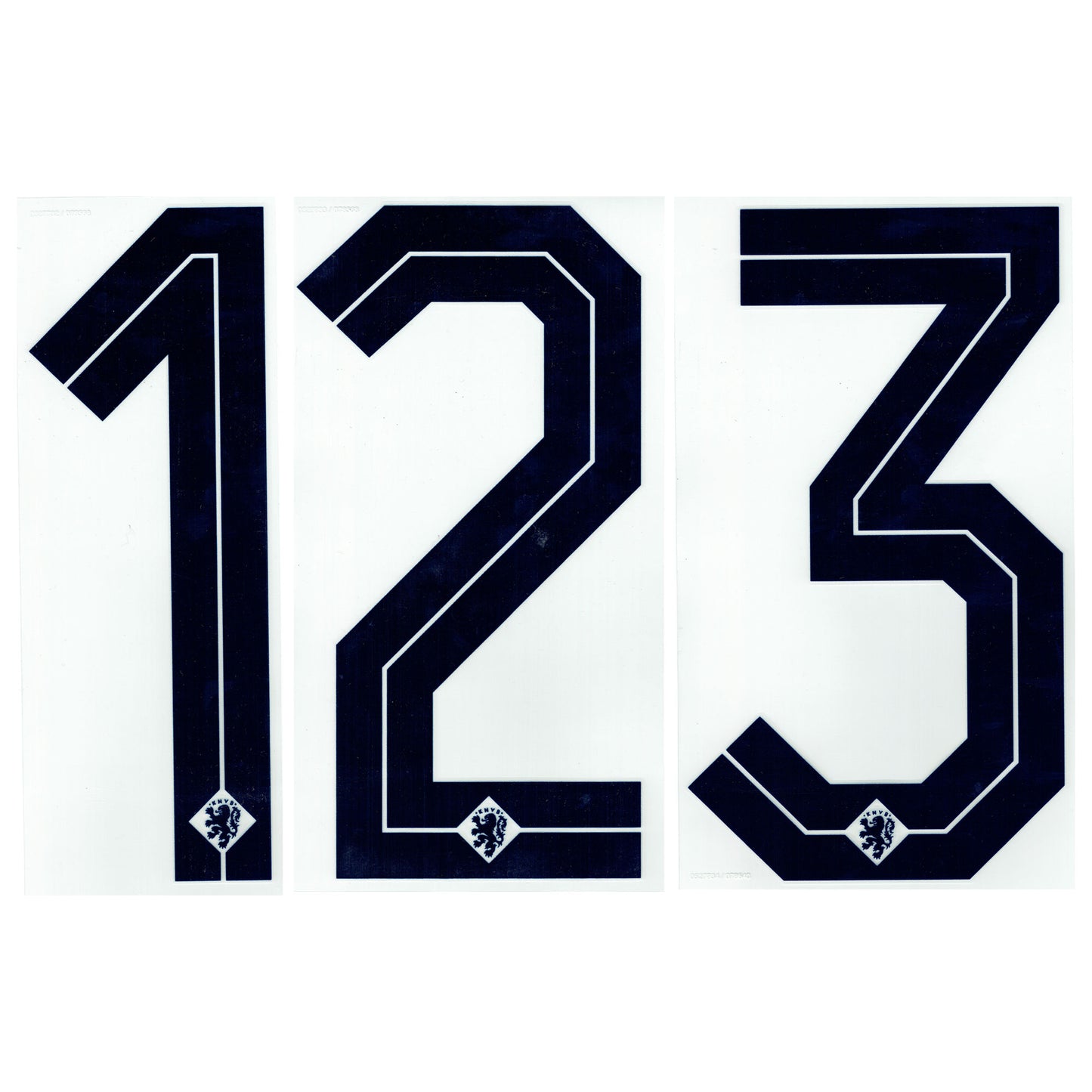 24-25 Holland Home Official Back Numbers (255mm)