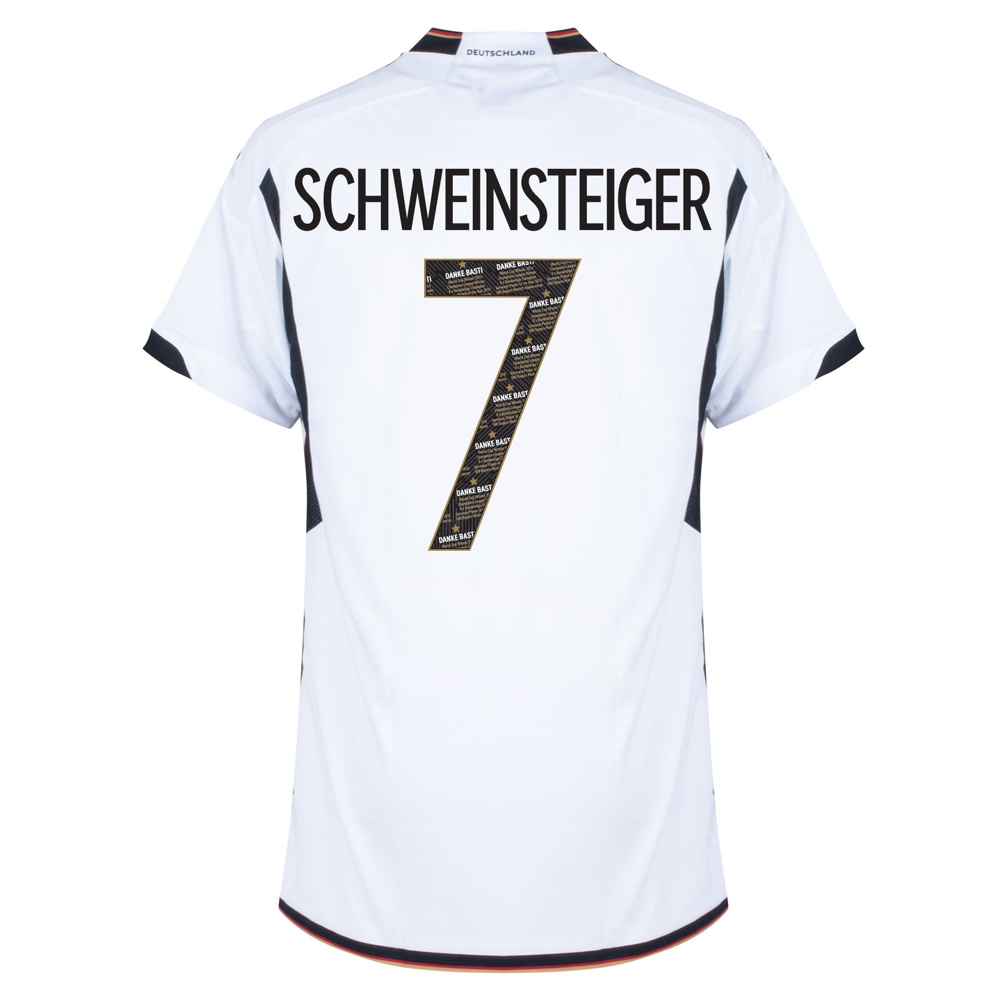 adidas Germany Home Schweinsteiger 7 Shirt 2022-2023 (Danke Basti Printing)