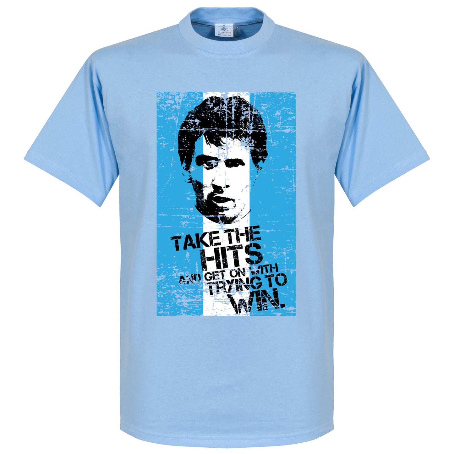 Messi 10 Argentina Flag T-shirt - Sky