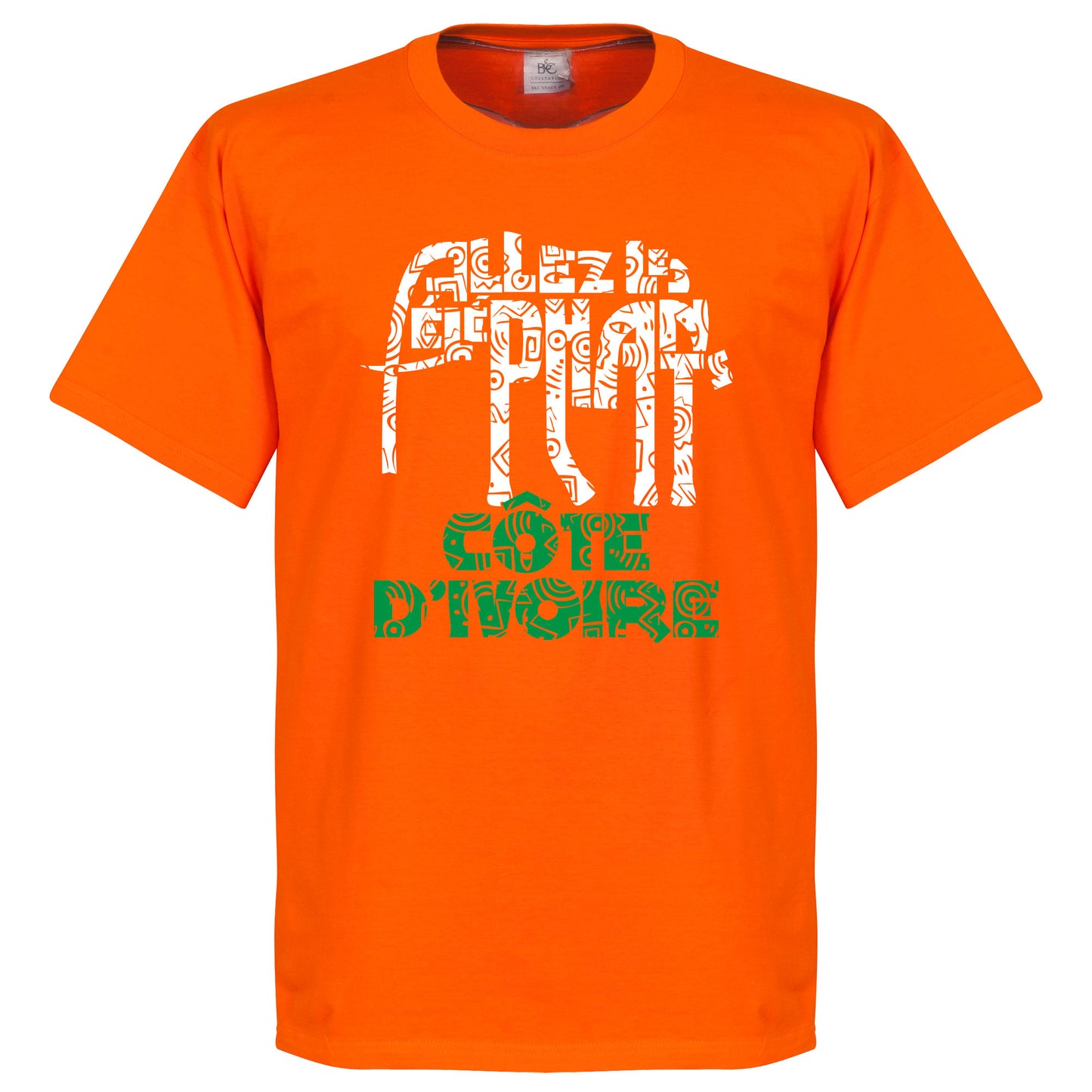 Ivory Coast Allez Les Elephants T-Shirt - Orange