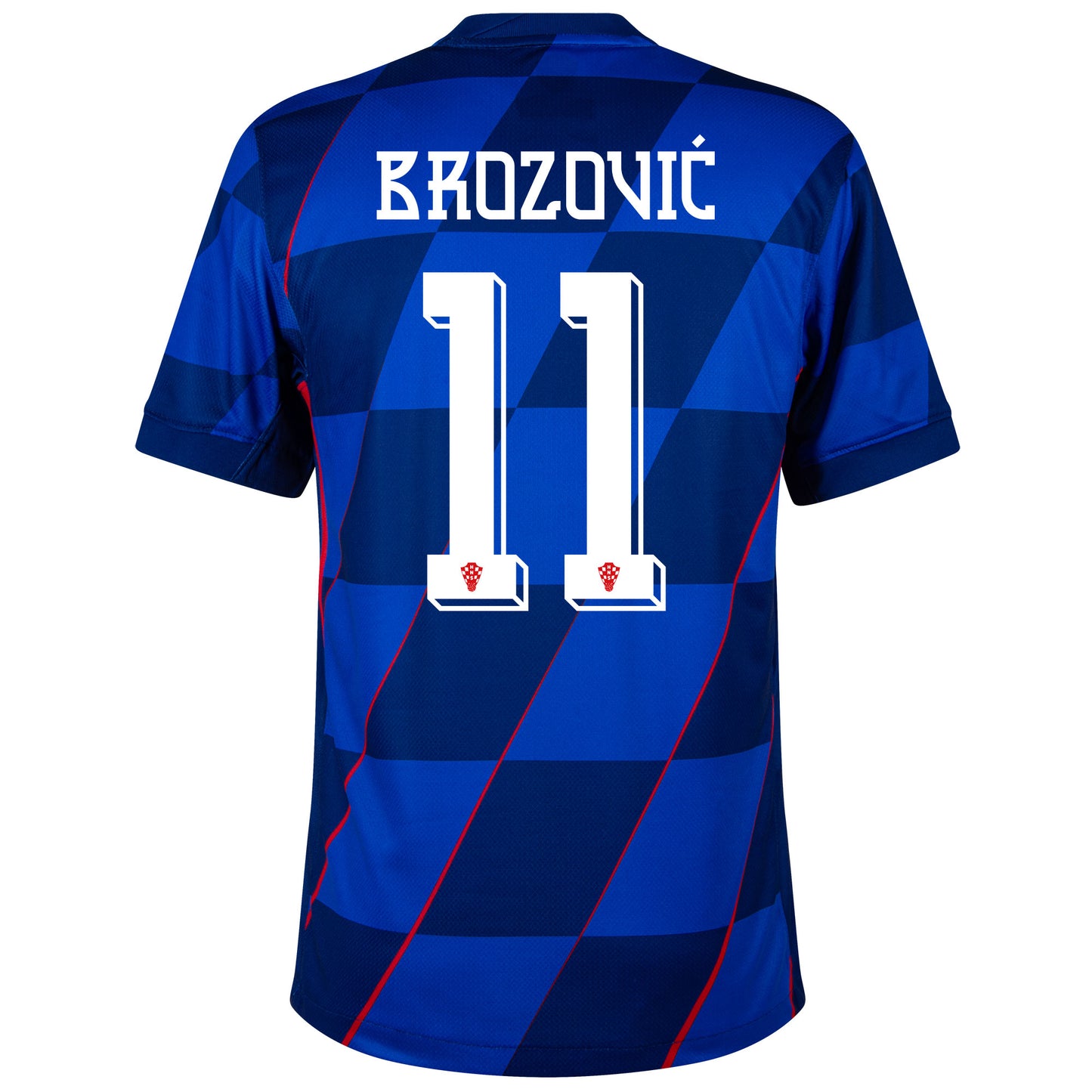 Nike Croatia Away Brozović 11 Shirt 2024-2025 (Official Printing)