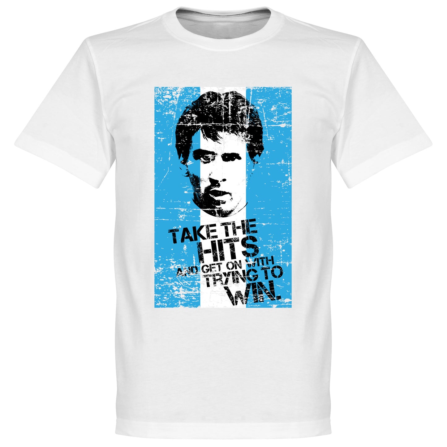 Messi 10 Argentina Flag T-shirt - White