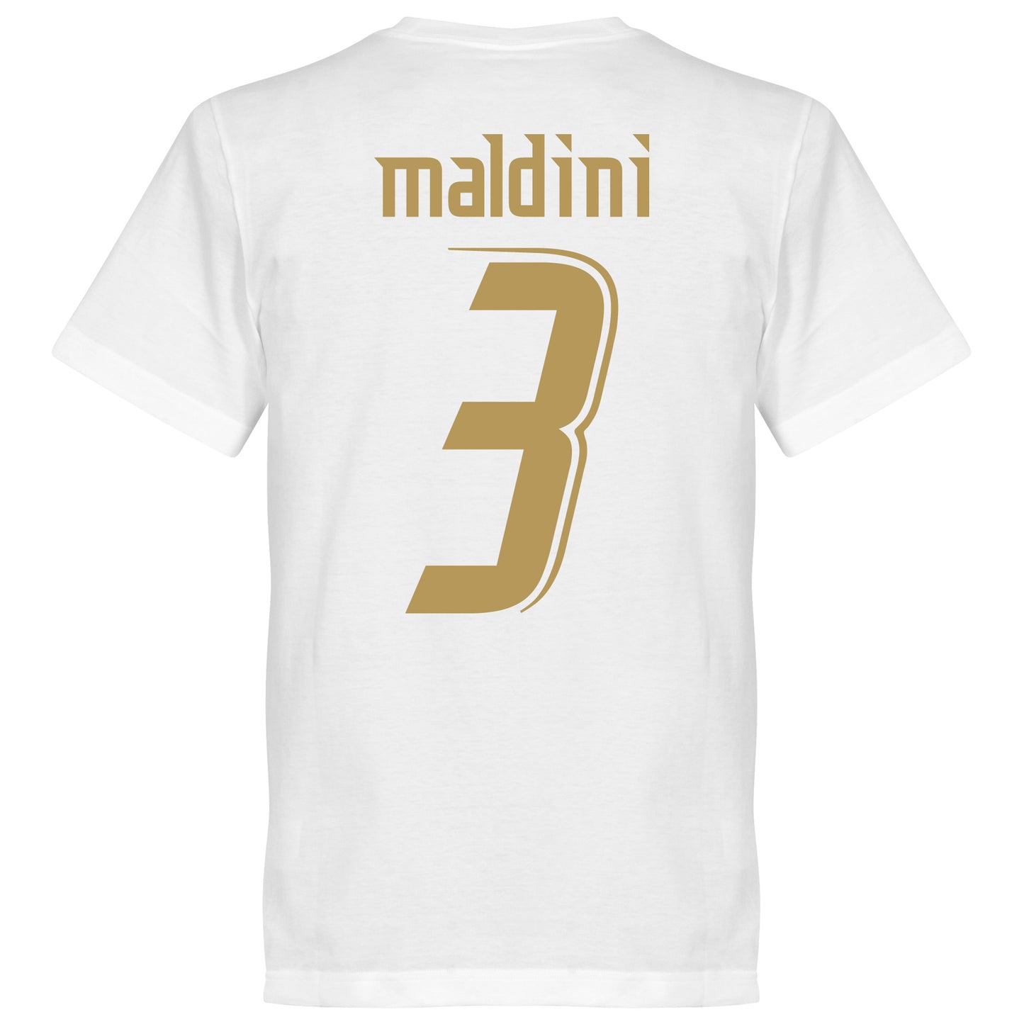 2006 Italy Maldini T-shirt - White