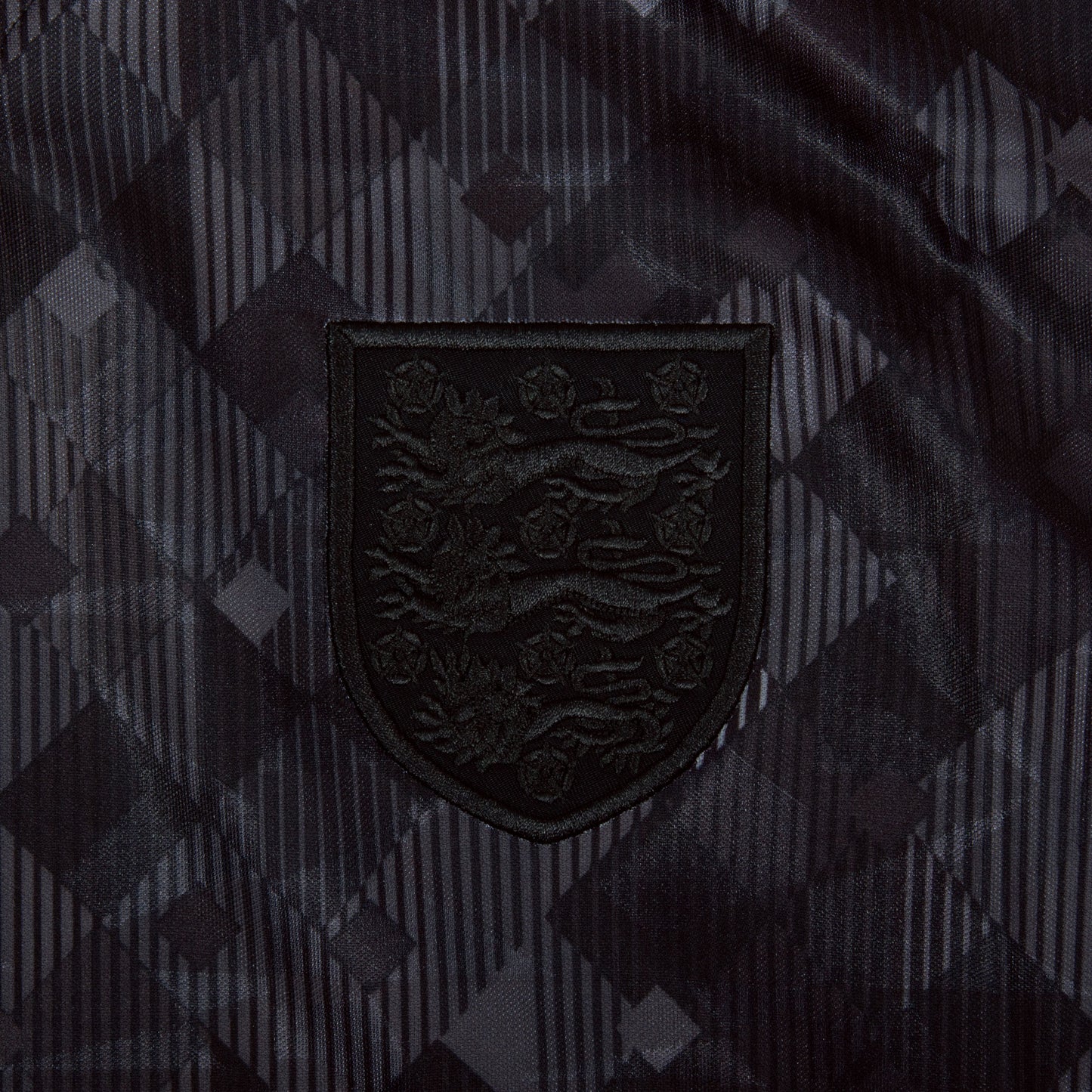 Score Draw England 3rd Blackout Retro Jersey 1990