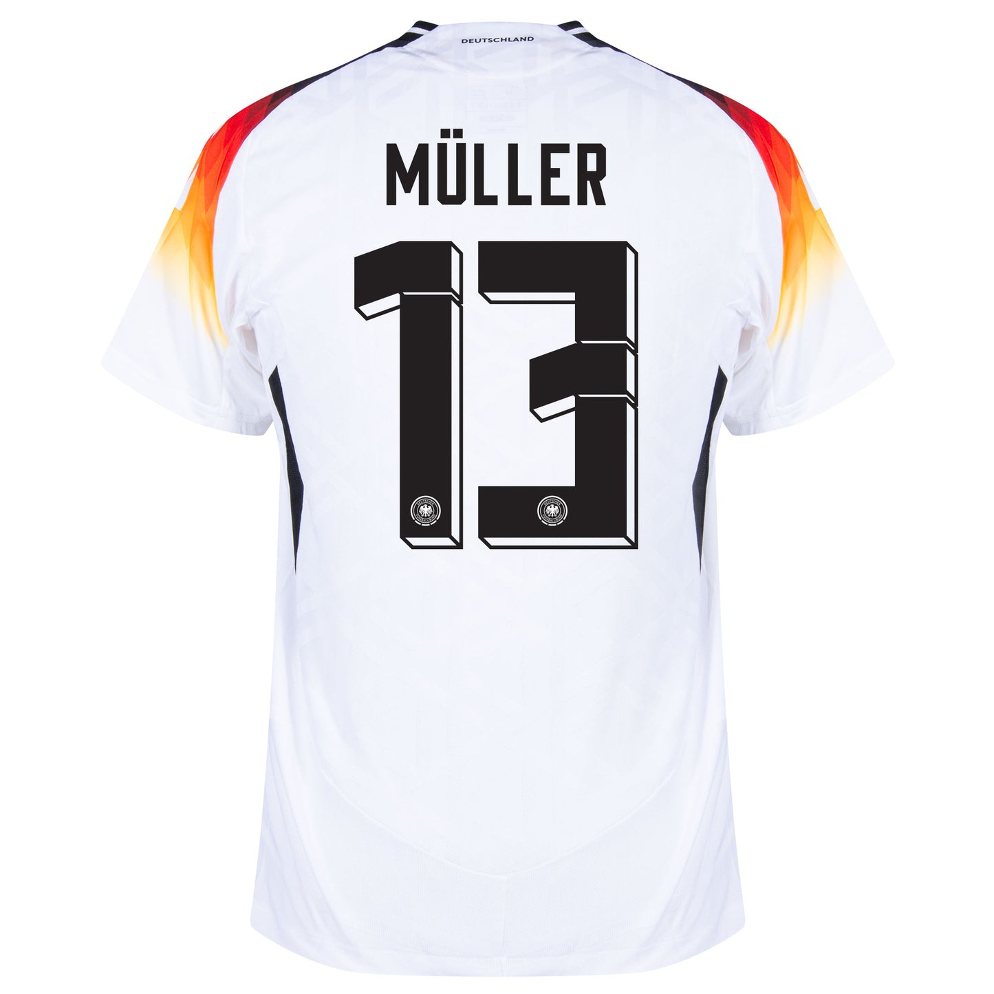 adidas Germany Authentic Home Múller 13 Shirt 2024-2025 (Official Printing)