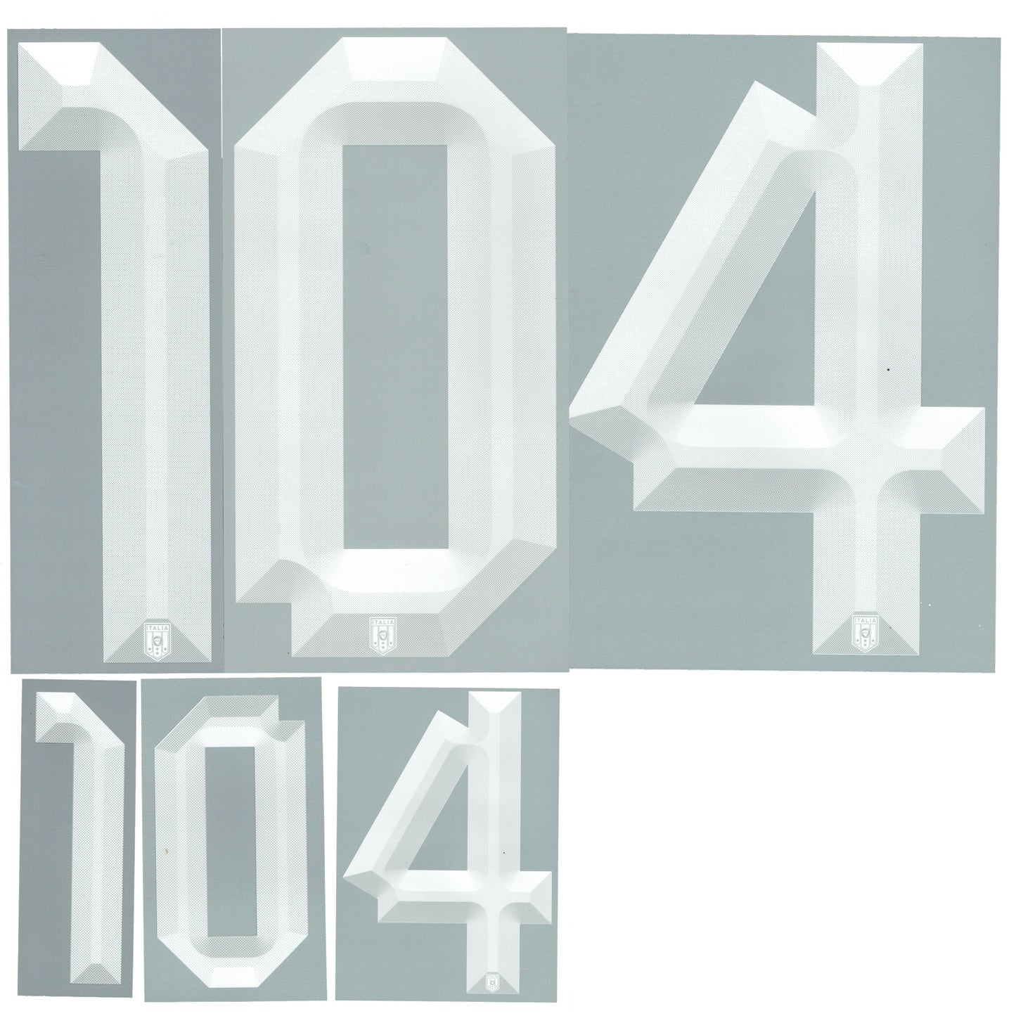 12-13 Italy Home Numbers Front and Back Sets