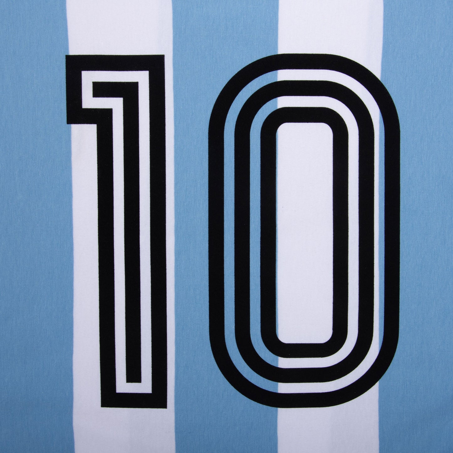 Argentina Home Retro No.10 (Kempes) Shirt 1978 (Retro Flock Printing)
