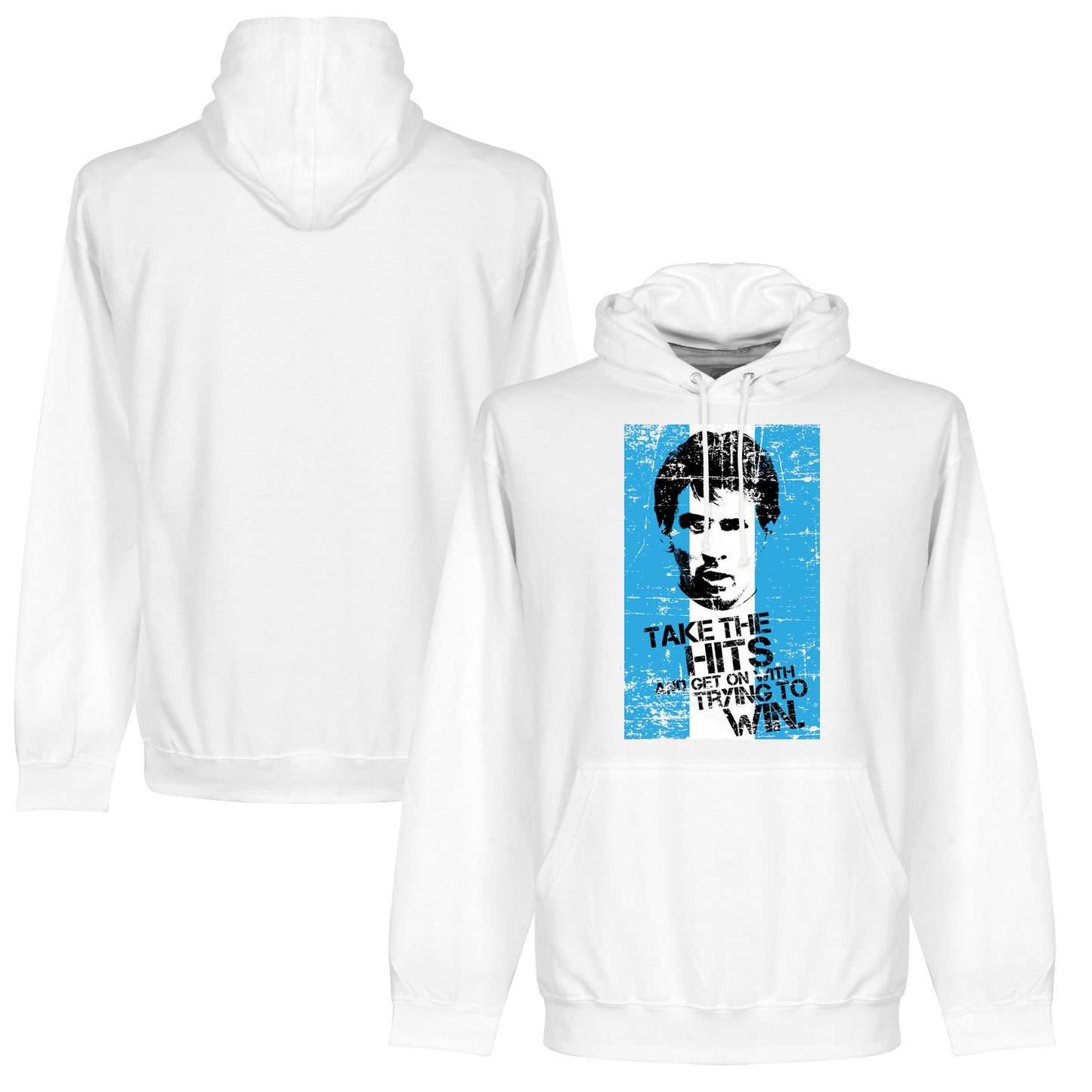 Messi Argentina Flag Hoodie - White