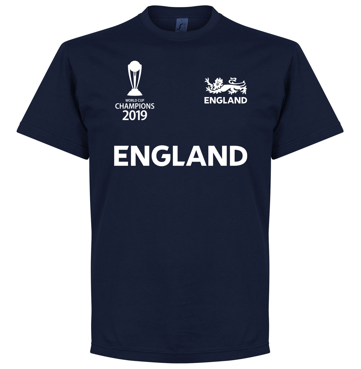 England Cricket World Cup Winners T-Shirt - Navy