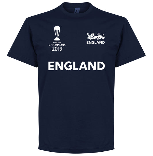 England Cricket World Cup Winners T-Shirt - Navy
