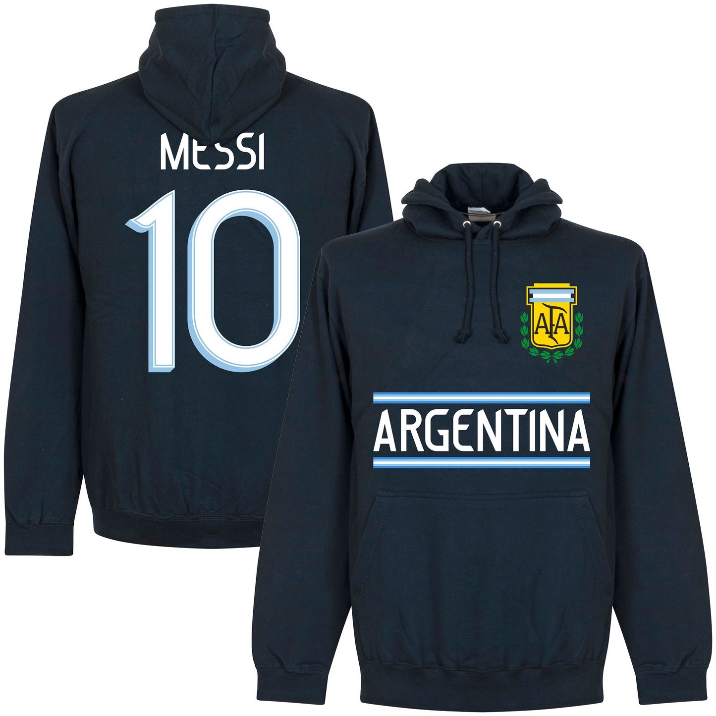 Argentina Team Messi 10 KIDS Hoodie - Navy