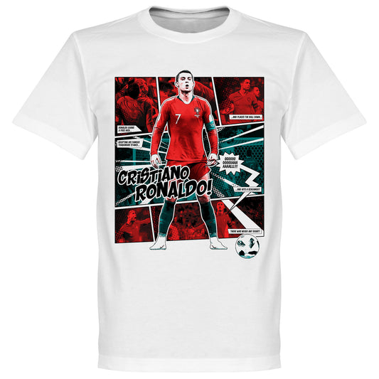 Ronaldo Comic T-Shirt - White