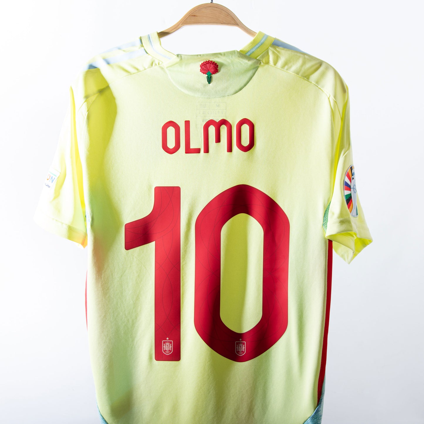 adidas Spain Away Olmo 10 Shirt 2024-2025 (Official Printing)