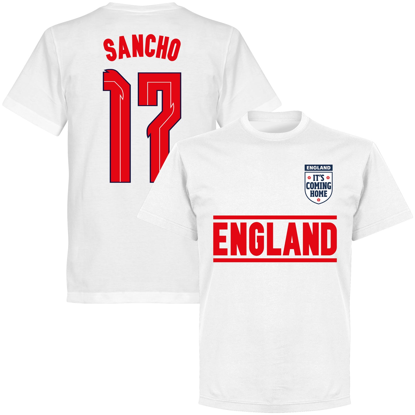 England Sancho 17 Team KIDS T-shirt - White