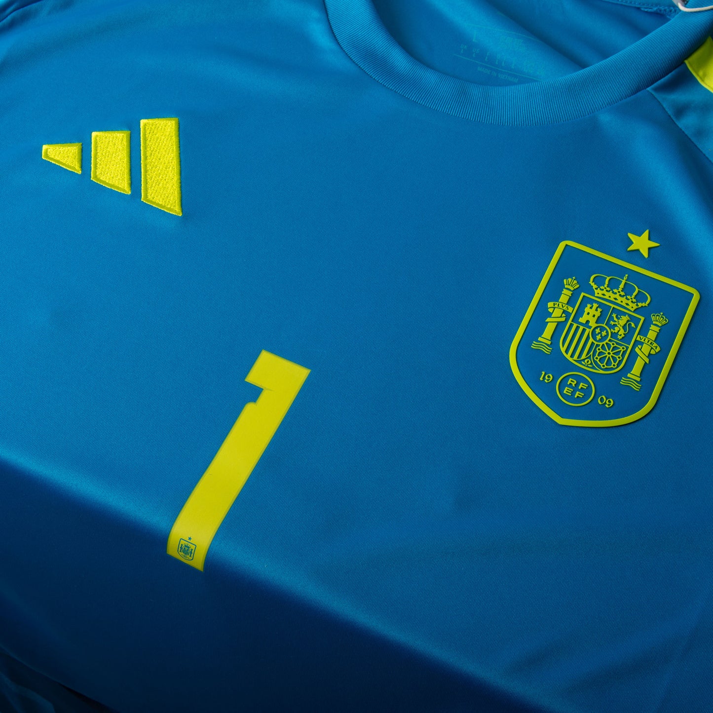 adidas Spain Home GK Raya 1 Shirt 2026-2027 (Official Printing)