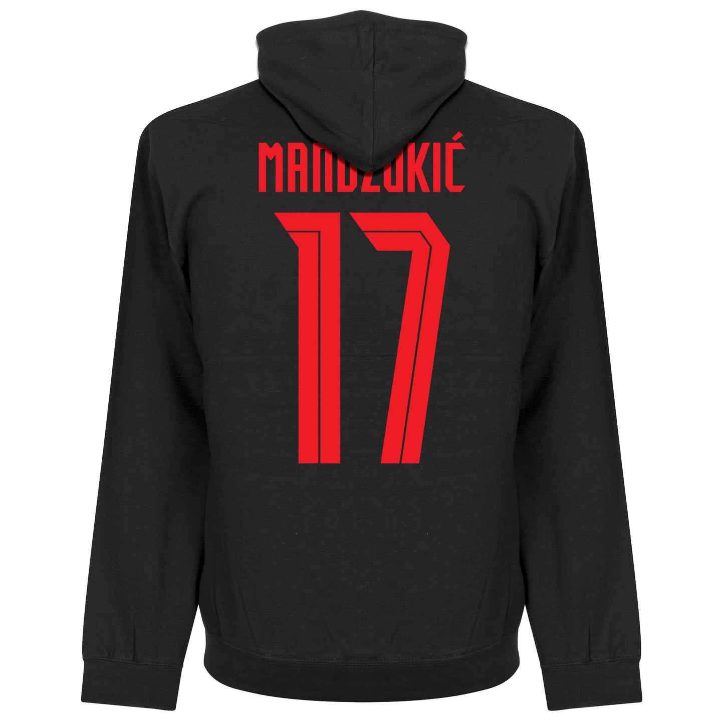 Croatia Mandzukic 17 Team KIDS Hoodie - Black