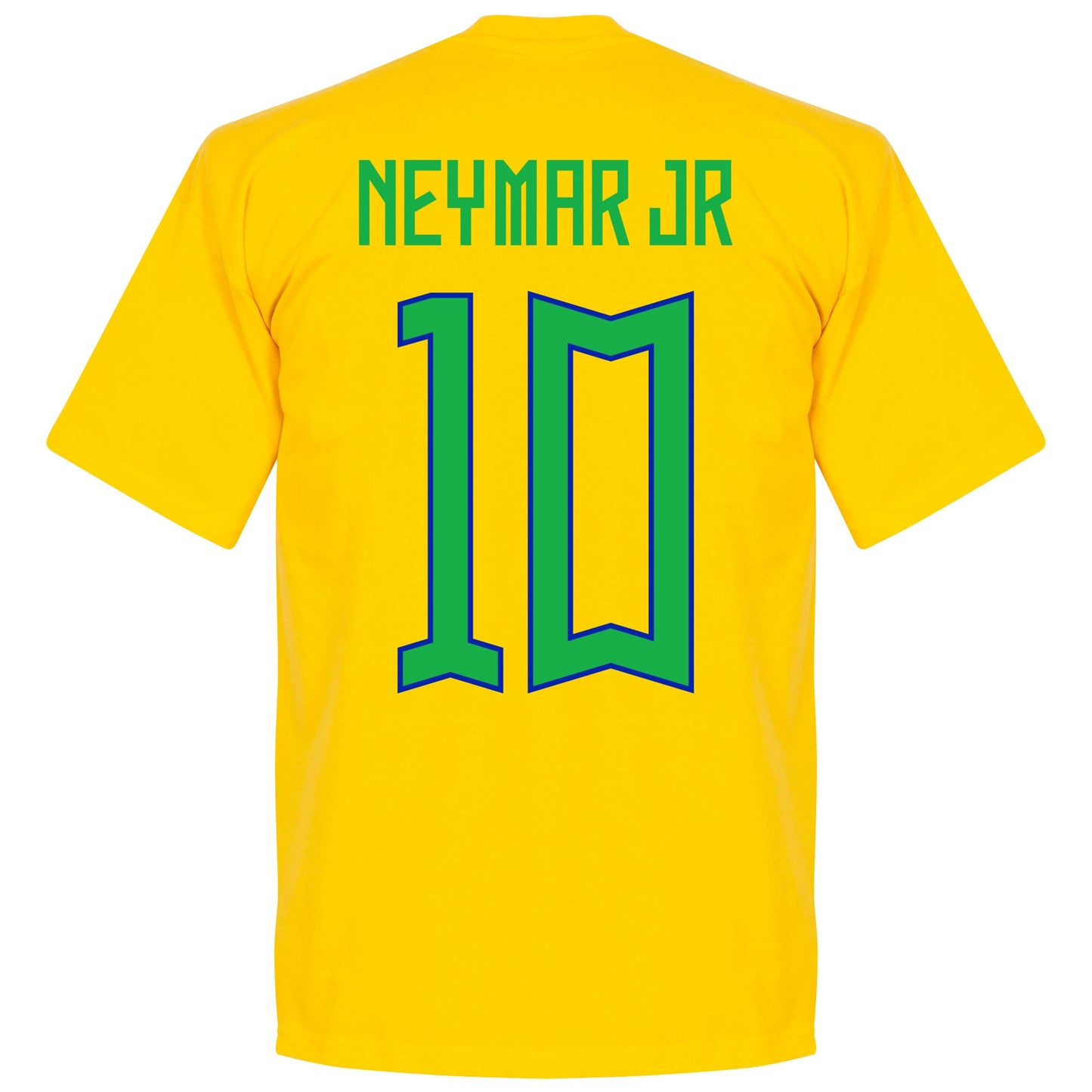 Brazil Team Neymar Jr 10 T-shirt - Yellow