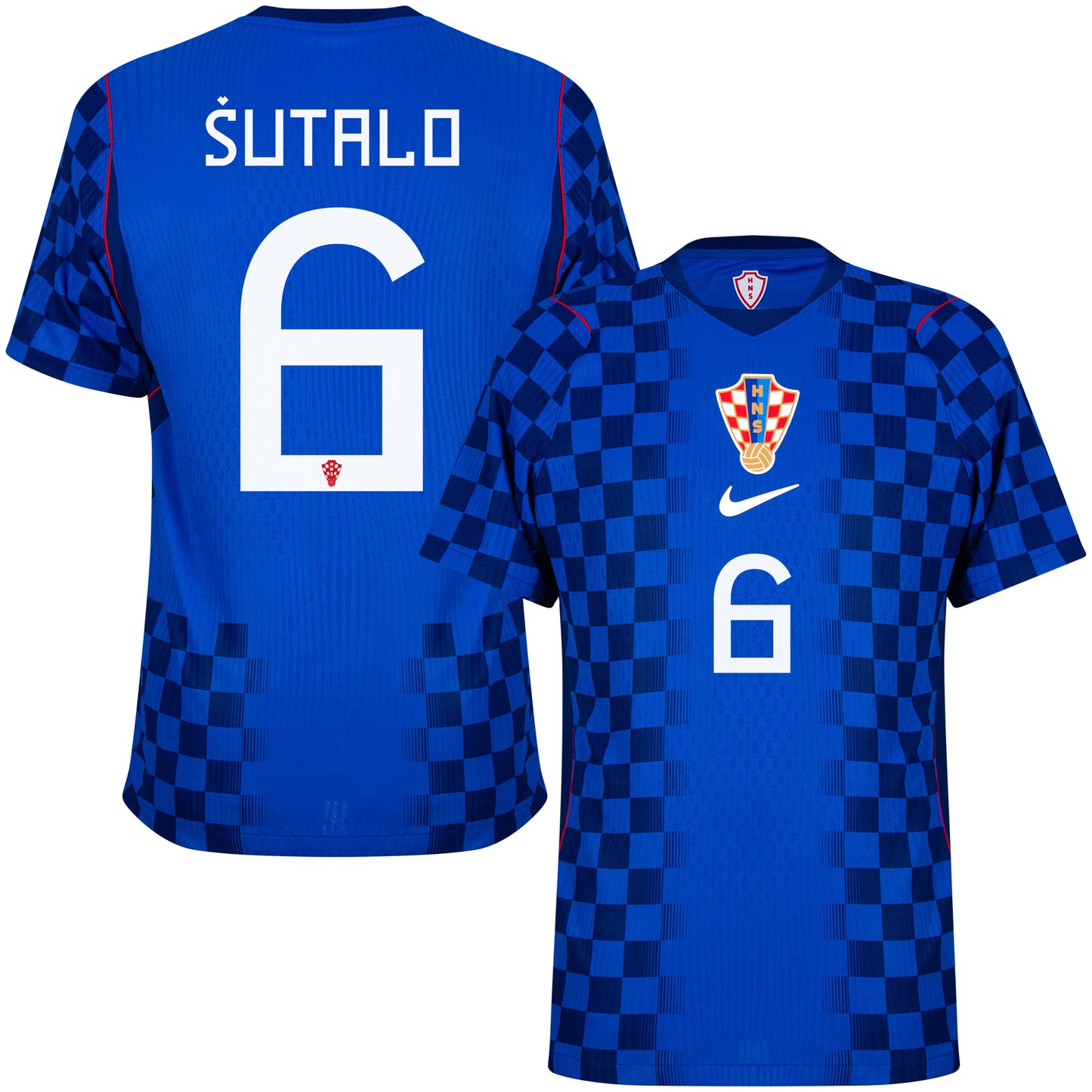 Nike Croatia Aero-Fit Match Away Sutalo 6 Shirt 2026 (Official Printing)