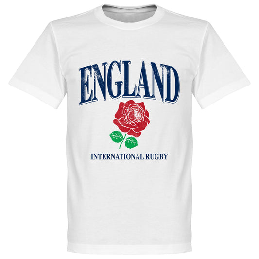 England Rose International Rugby T-shirt - White