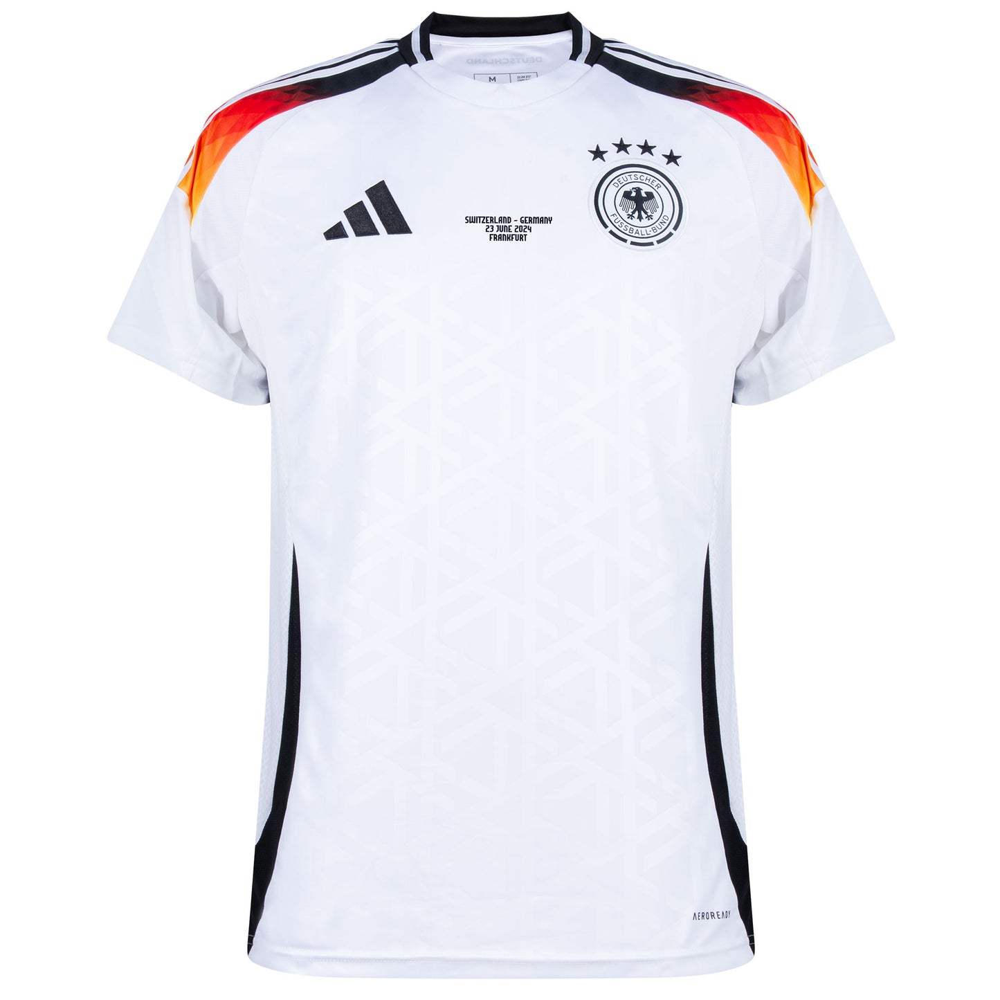 adidas Germany Home Shirt incl. Germany v Switzerland 23 June 2024 Matchday Transfer