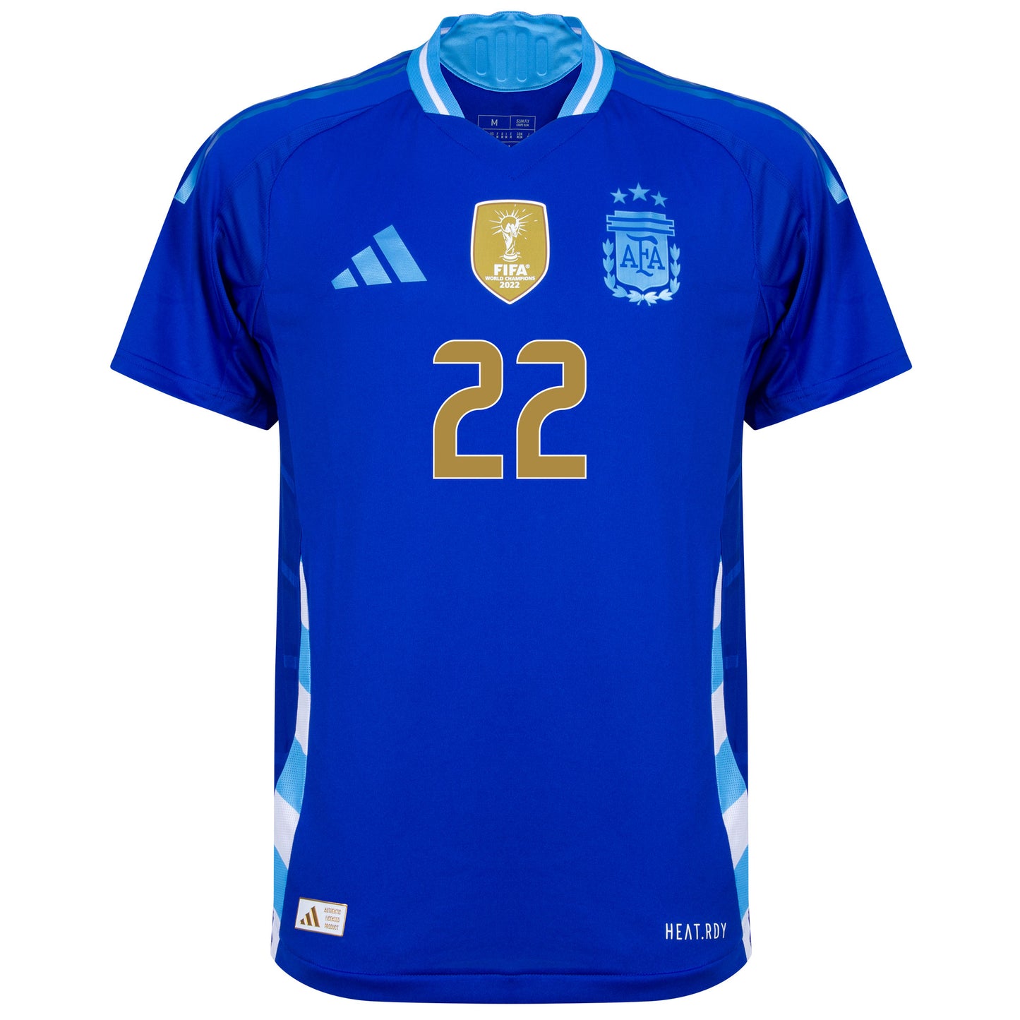 adidas Argentina Away Authentic L.Martínez 22 Shirt 2024-2025 (Official Printing)