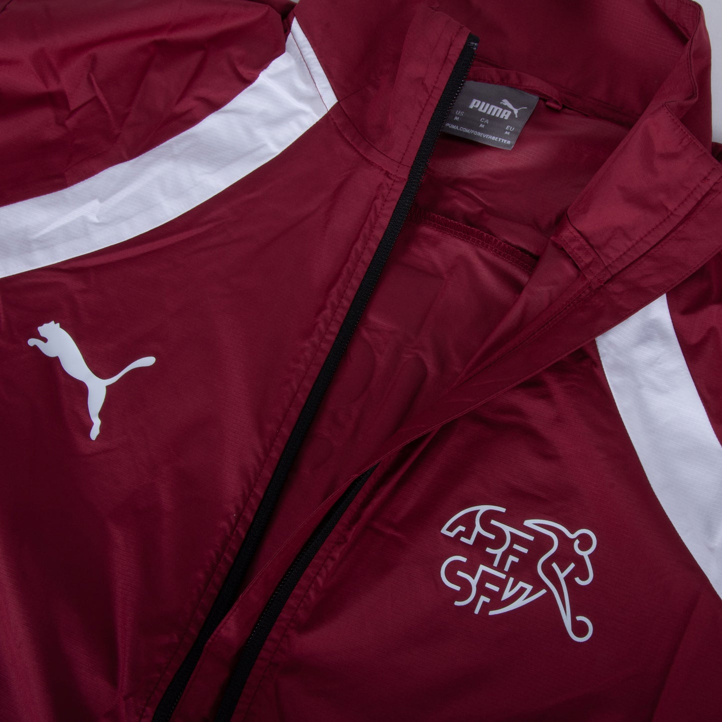 Puma Switzerland Pre-Match Woven Jacket - Red 2024-2025