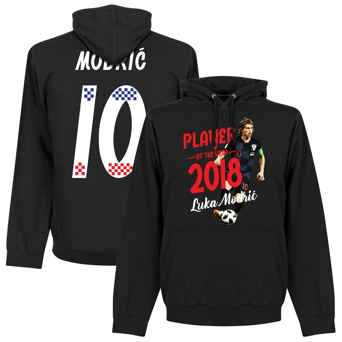 Modric 10 Player of the Year 2018 Hoodie - Black