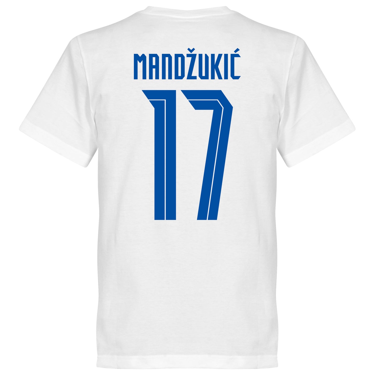 Croatia Mandzukic 17 Team T-shirt - White