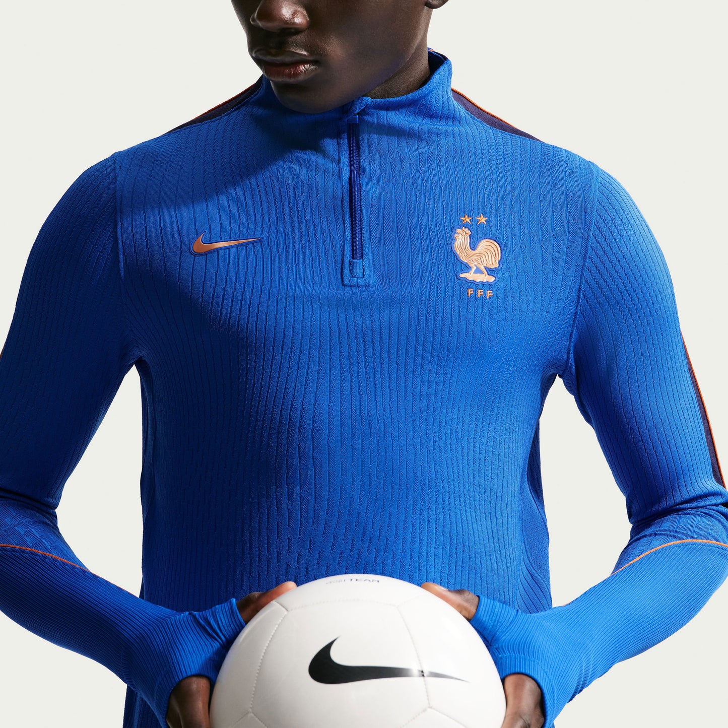 Nike France Dri-Fit ADV Elite Strike 1/4 Zip L/S Drill Top - Royal - 2026-2027