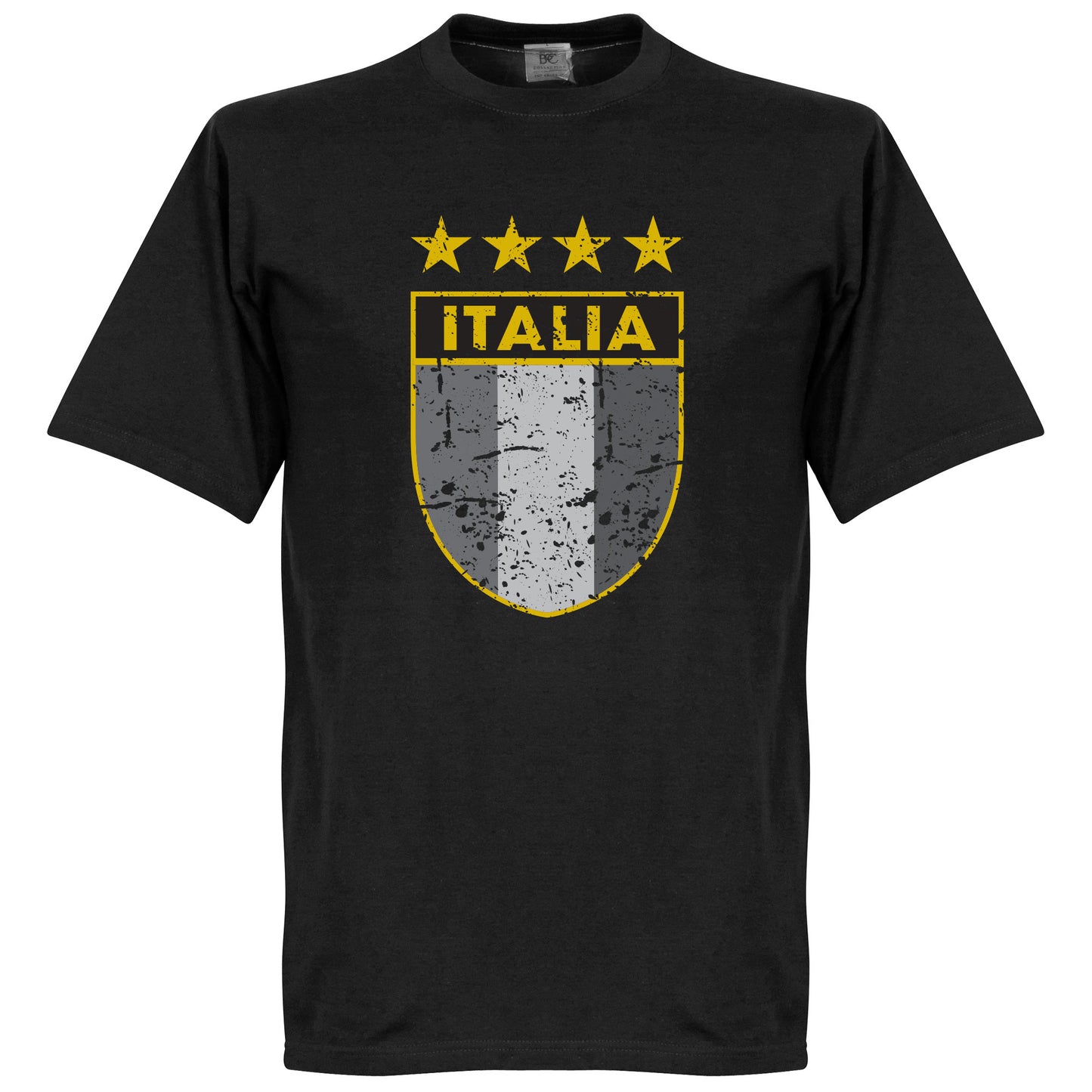Italy Gold Star Vintage KIDS T-Shirt - Black