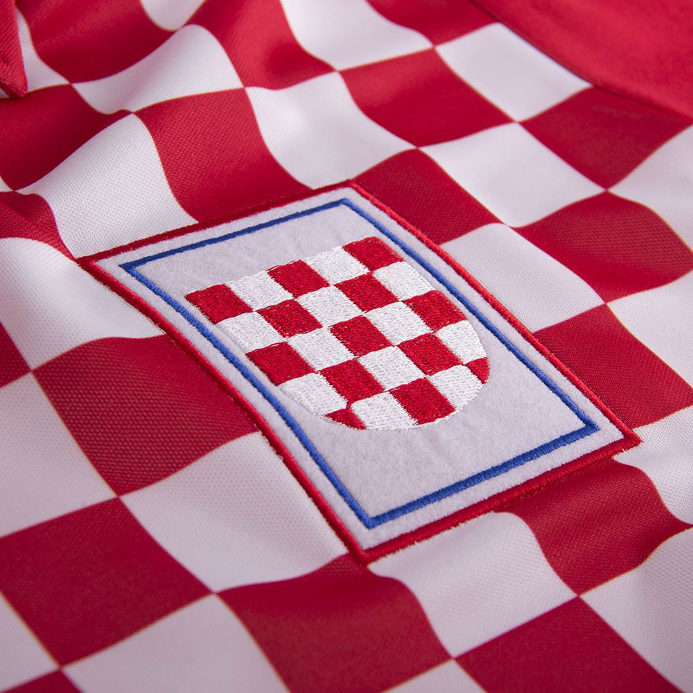 Copa Croatia Home Boban 10 Retro Shirt 1991-1992 (Retro Flock Printing)