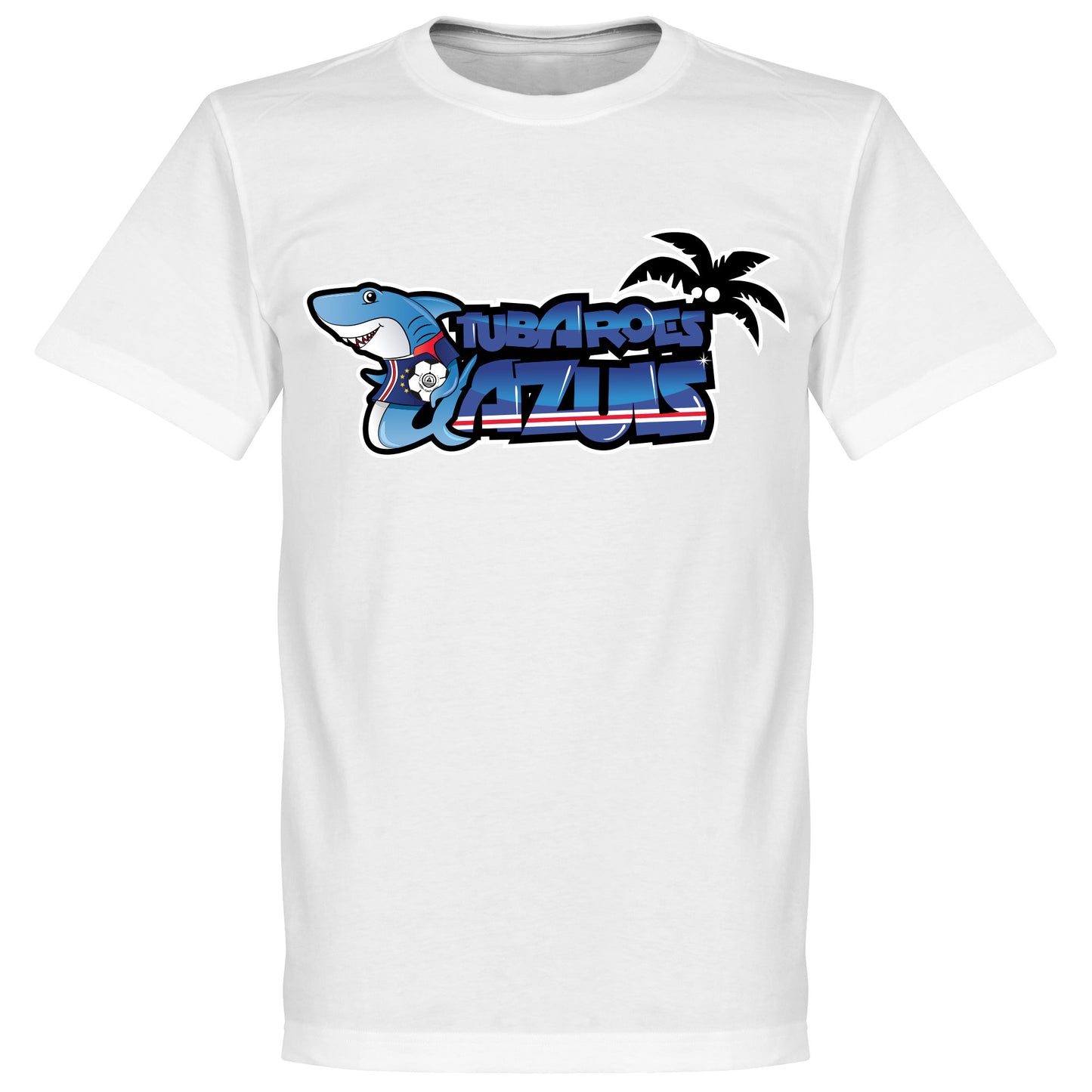 Cape Verde Tubarões Azuis T-shirt - White