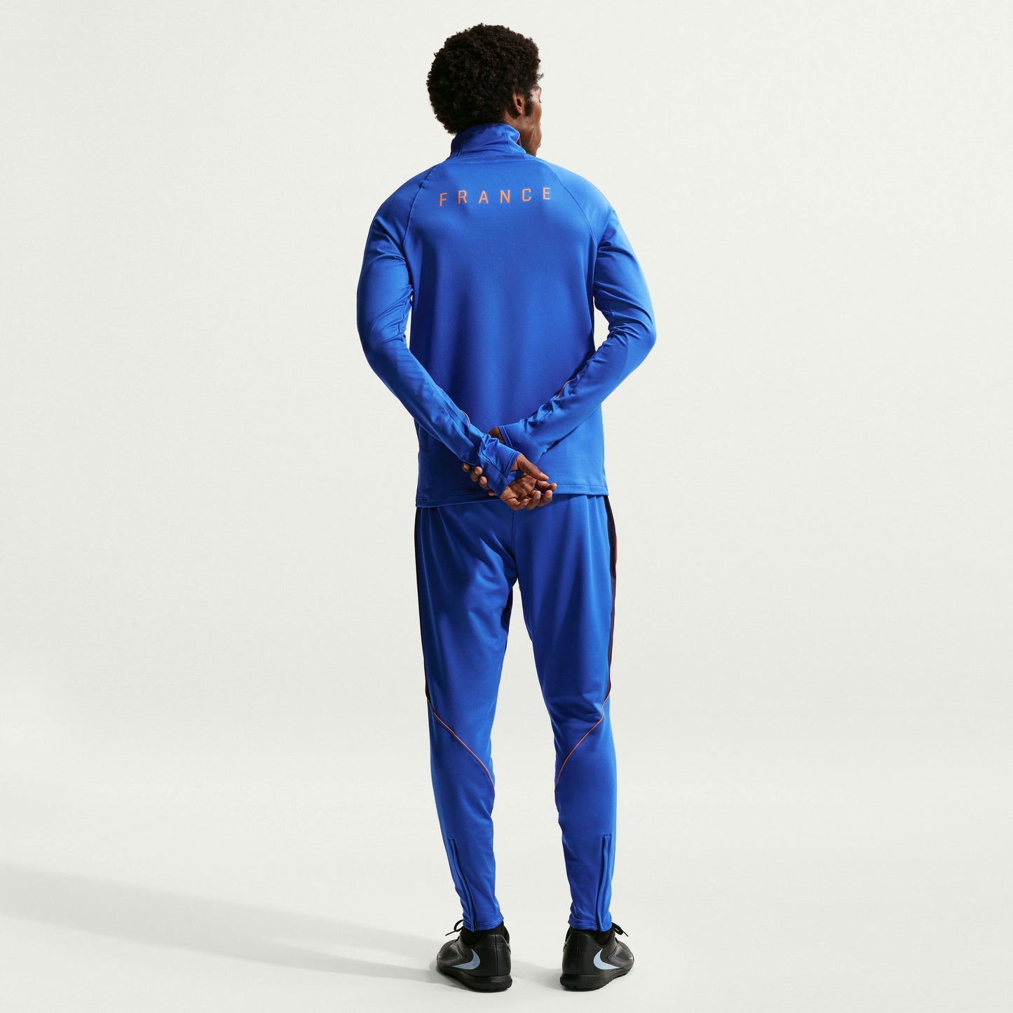 Nike France Dri-Fit Strike 1/4 Zip L/S Drill Top - Royal Blue - 2026-2027